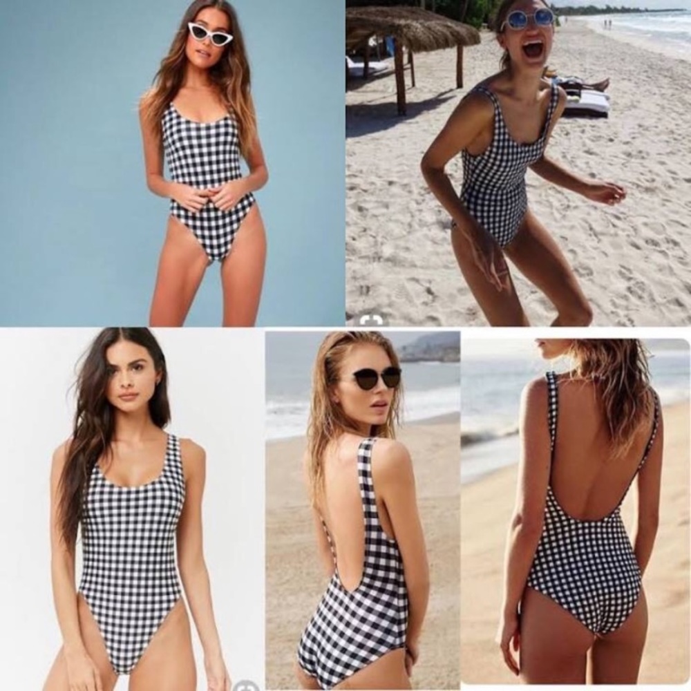 J. Crew Gingham One Piece